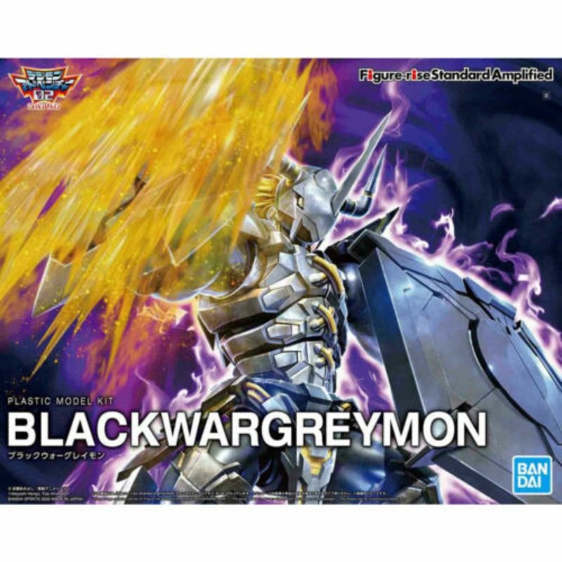 Black Wargreymon Amplified – Figure-rise Standard #5060583 Digimon Action Figure Model Kit by Bandai