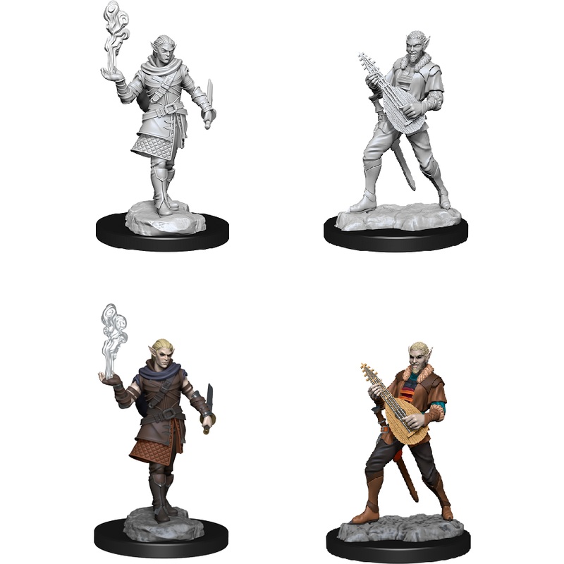 Critical Role Unpainted Mini – Pallid Elf Rogue/Bard Male 90381