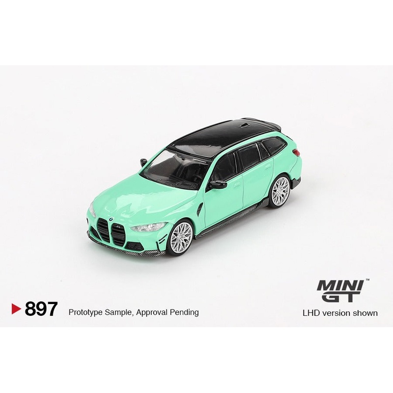 (PRE-ORDER) Mini GT 1:64 BMW M3 M Performance Touring Mint Green MGT00897-R