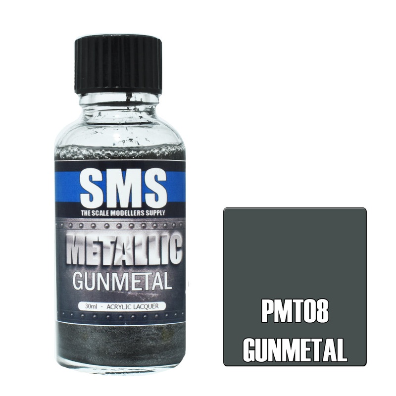 SMS Premium Metallic Lacquer – PMT08 – Gunmetal