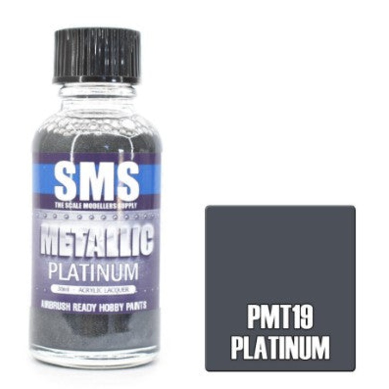 SMS Premium Metallic Lacquer – PMT19 – Platinum