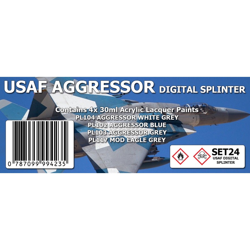 SMS USAF Digital Splinter Color Set
