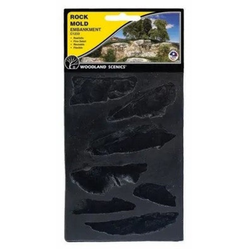 Woodland Scenics C1233 Rock Mold – Embankments