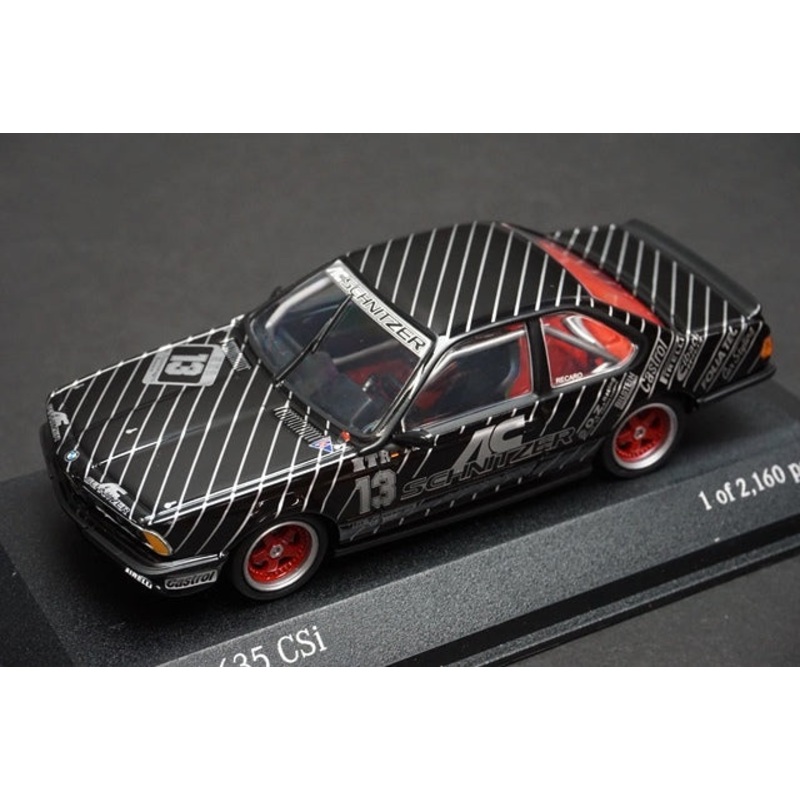 1:43 MINICHAMPS 430882613 BMW 635 CSi DTM AC Schnitzer A.Goeser 1988 #13