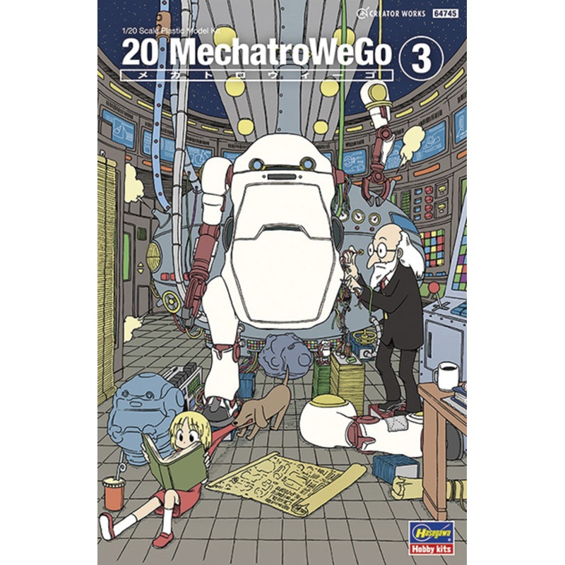 20 MechatroWeGo No.03 Retro 1/20 #64745 by Hasegawa