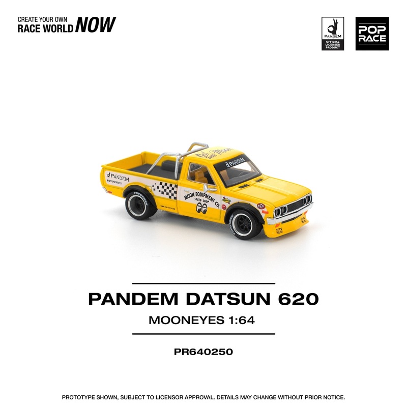 (PRE-ORDER) Pop Race 1:64 Pandem Datsun 620 Mooneyes