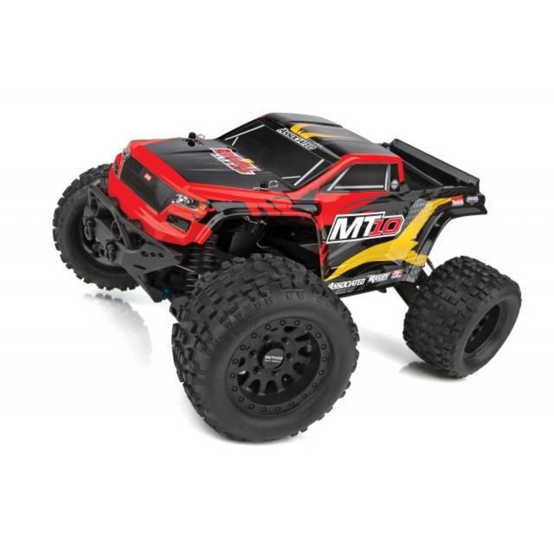 Team Associated Rival MT10 V2 RTR 1/10 Brushless Monster Truck Combo w/2.4GHz Radio, 3S Battery & Charger – ASC20518C3