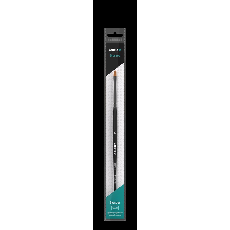 Vallejo Brush B05001 Flat Angled Synthetic Brush