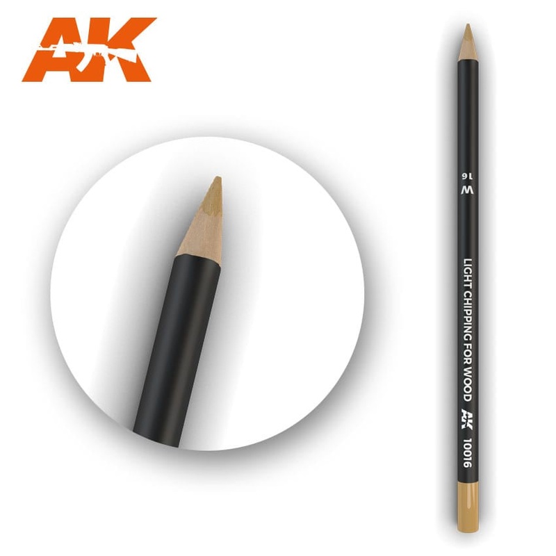 AK Weathering Pencil – Light Chipping for Wood