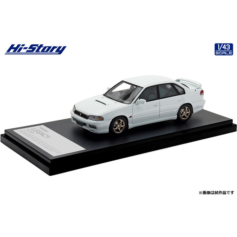 [ Back-order ] Hi-Story HS499WH 1:43 SUBARU LEGACY RS 1997 Pure White resin model car