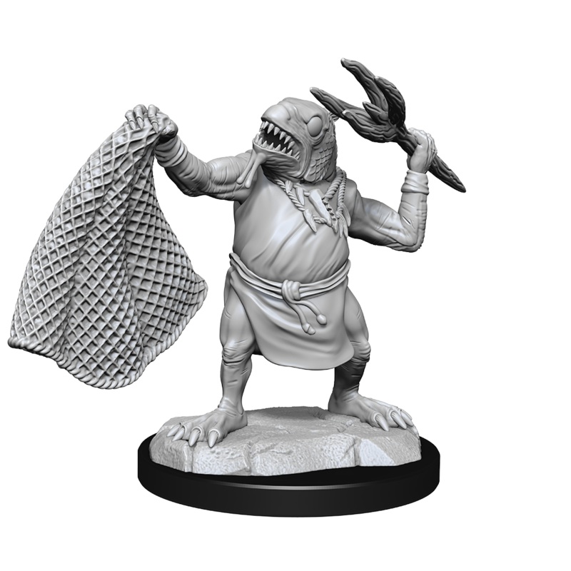 D&D Unpainted Mini – Kuo-Toa & Kuo Toa w/Whip 90246