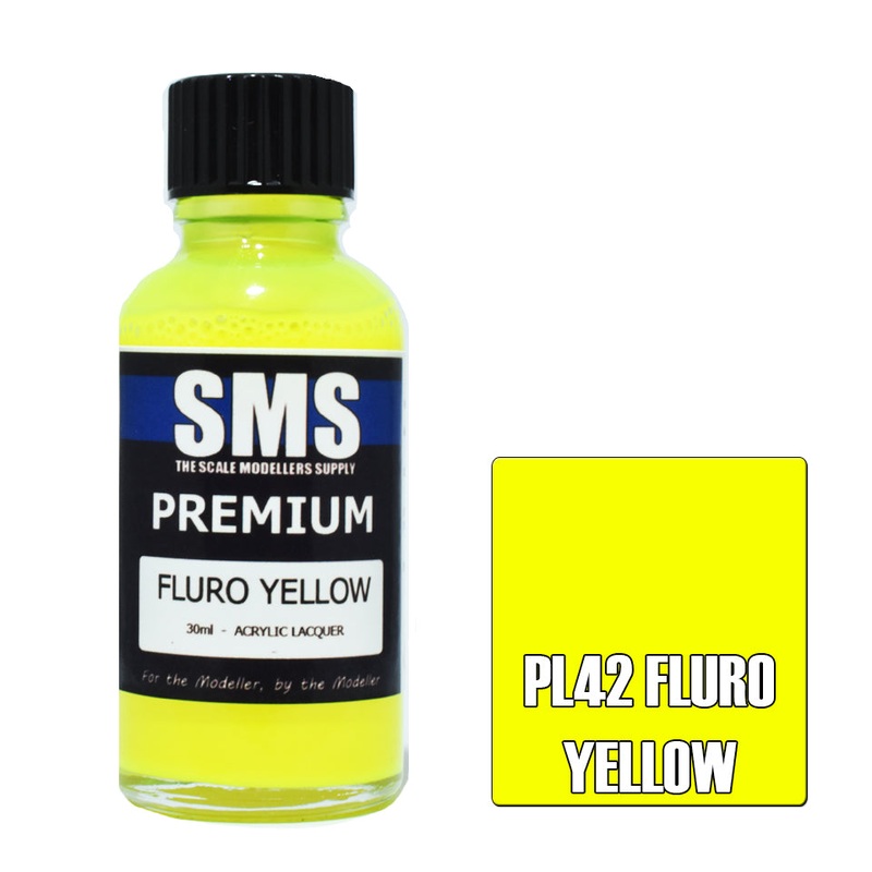 SMS Premium Lacquer – PL42 Fluro Yellow