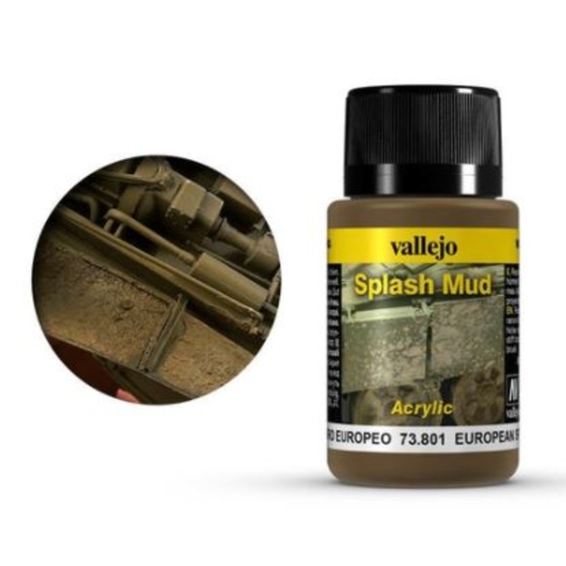 Vallejo 73801 Weathering Effects: European Splash Mud