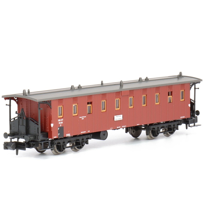 Passenger car crew car SBB Ep.III