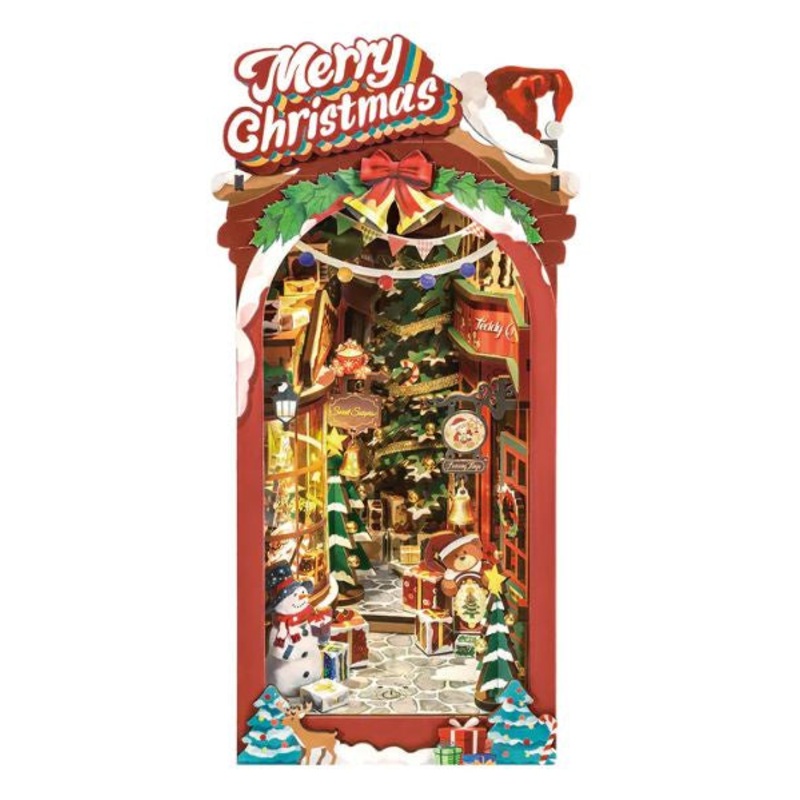 Rolife Christmas Street Book Nook Shelf Insert – ROETGC06