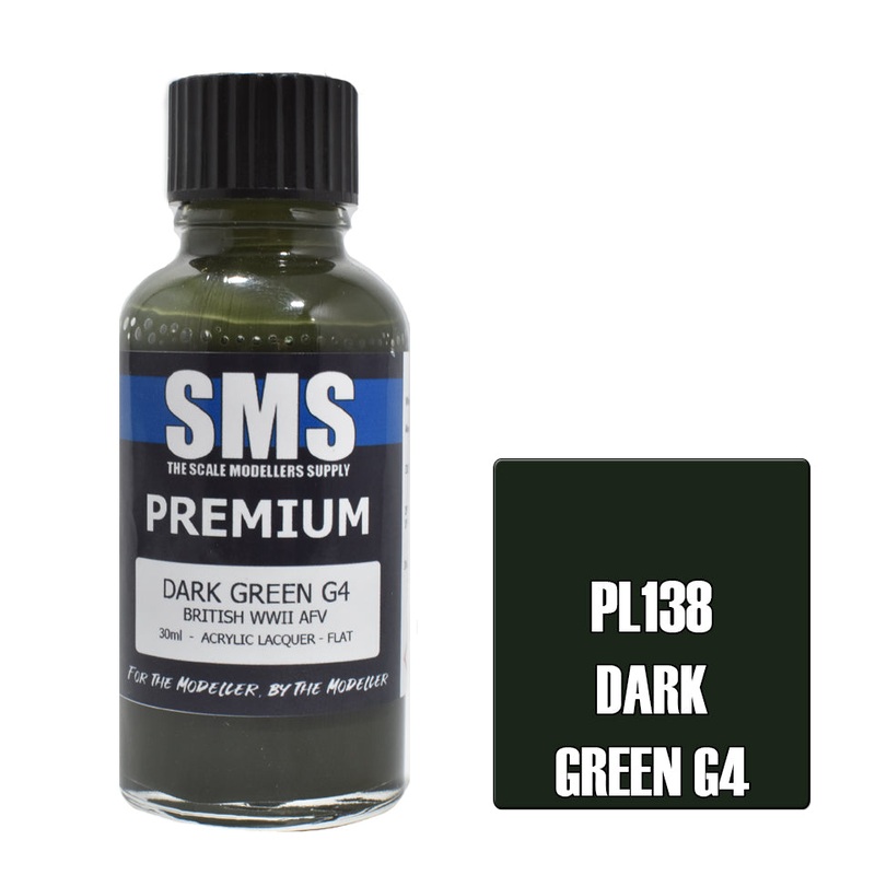 SMS Premium Lacquer – PL138 Dark Green G4
