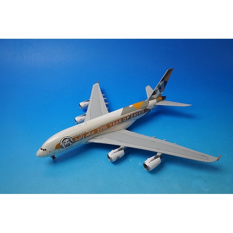 1:200 A380-800 Etihad Year of Zayed 2018 A6-APH XX2034 JC Wings airplane model