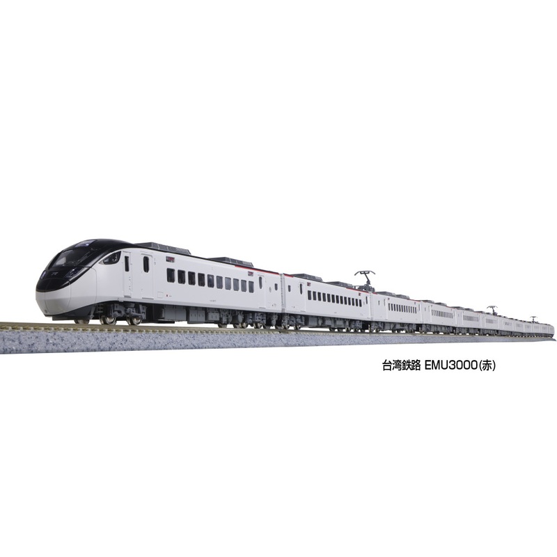 Additional set electric multiple unit Taiwan Railway EMU3000 green 6-part