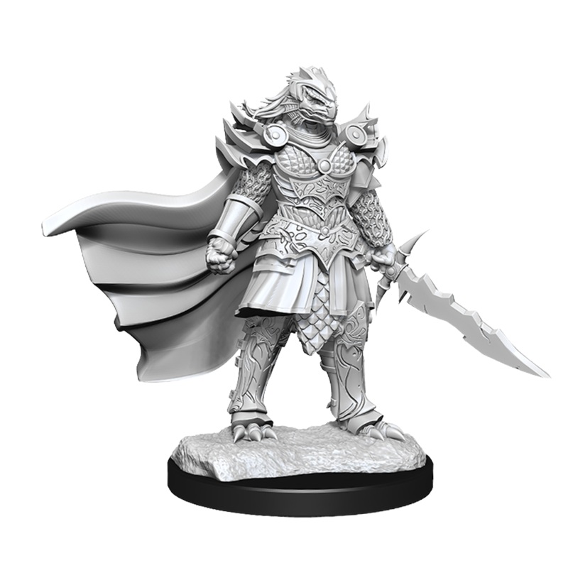 D&D Unpainted Mini – Dragonborn Female Fighter 90302