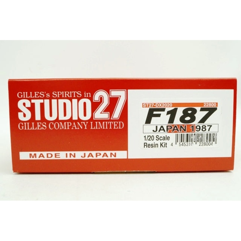DX2020 Studio27 1:20 Ferrari 187 Japan GP 1987 Model car Kit