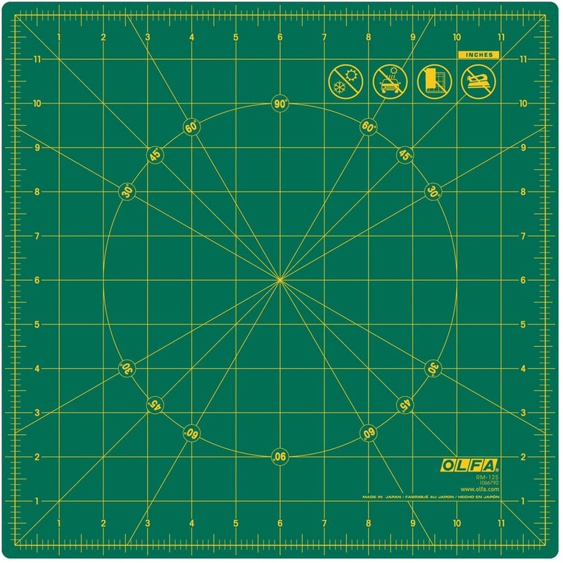 OLFA 12 Rotating Rotary Cutting Mat (RM-12S)