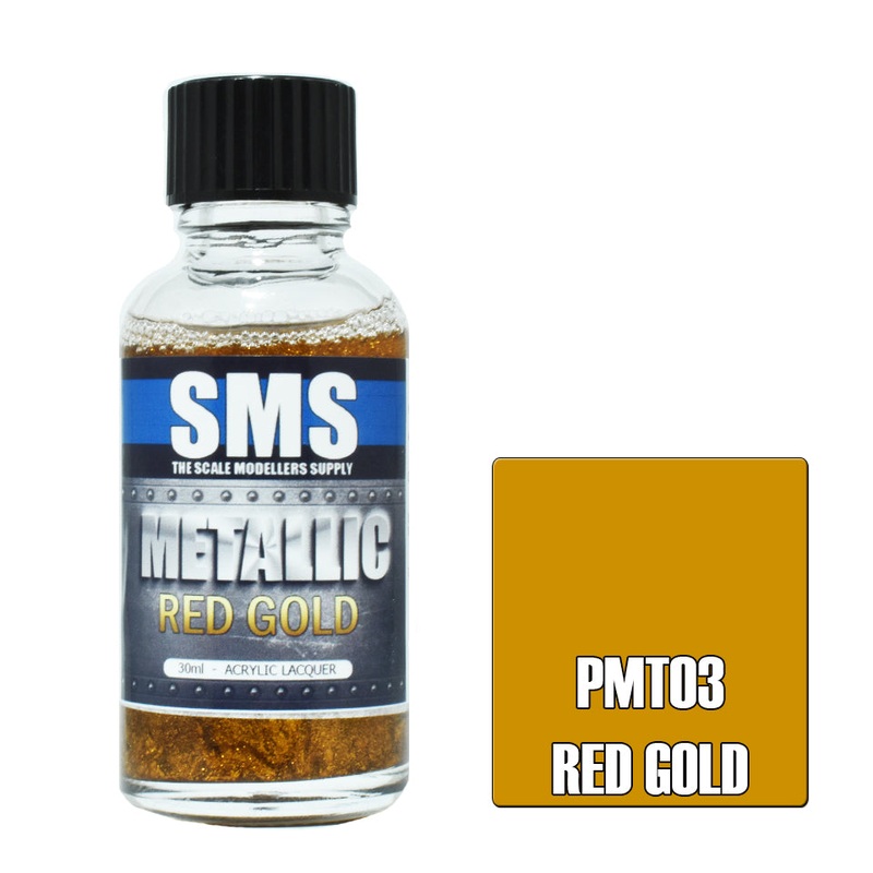 SMS Premium Metallic Lacquer – PMT03 – Red Gold