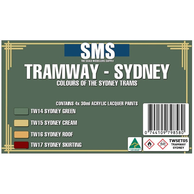 SMS Sydney Tram Colour Set