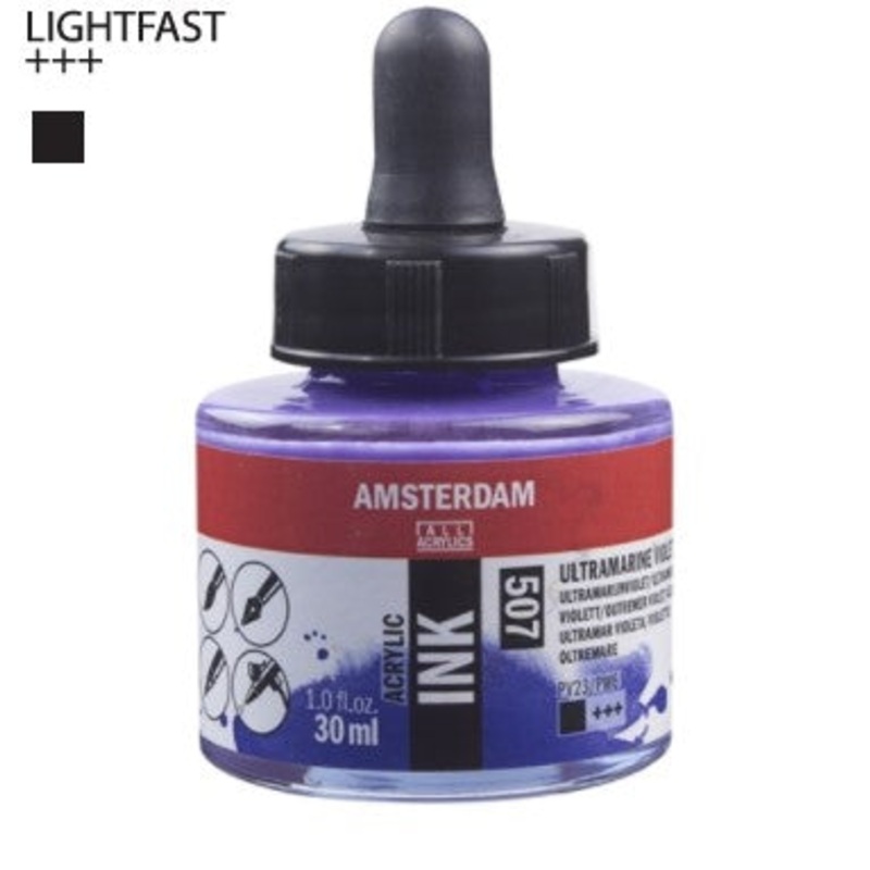 Amsterdam Acrylic Ink # 507 Ultramarine Violet