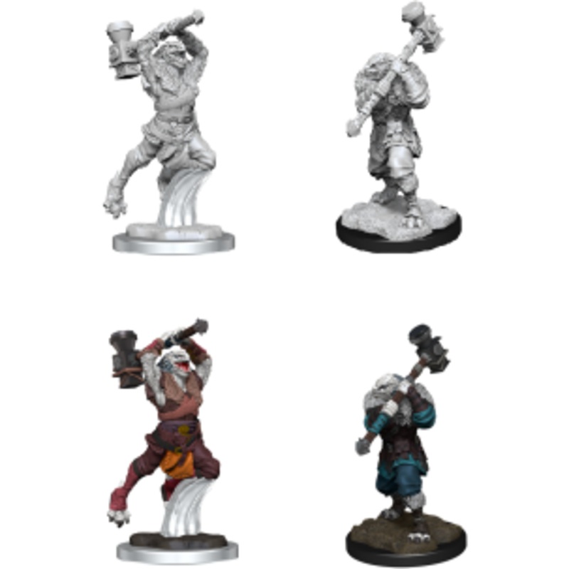 Critical Role Unpainted Mini  – Ravenite Half-Dragon Female 90384