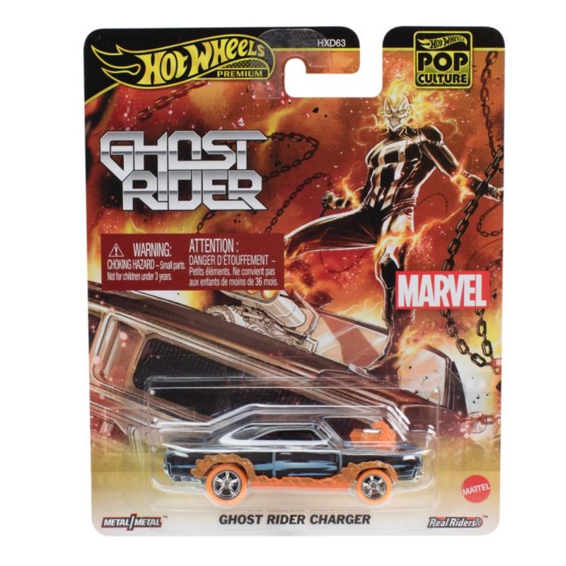 Hot Wheels Premium 1:64 Pop Culture 2025 Ghost Rider Charger