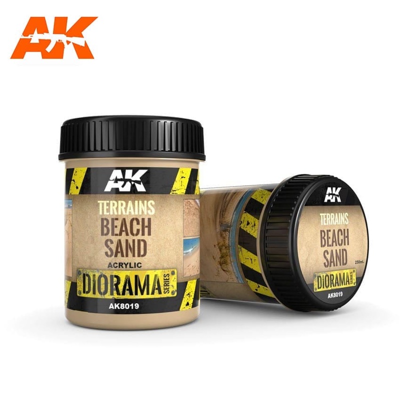 AK Interactive Terrains – Beach Sand (250ml) AK-8019