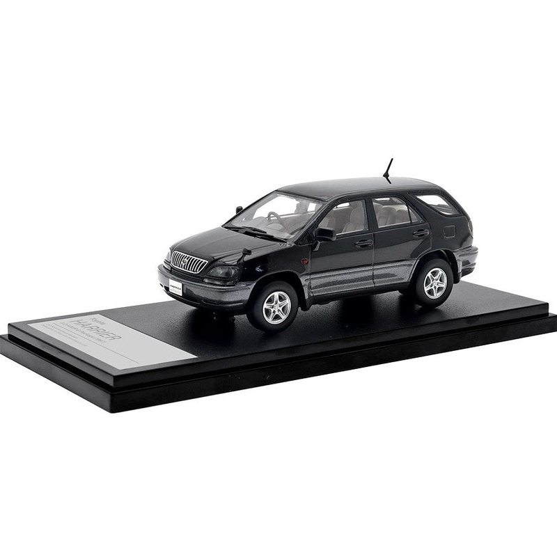 [ Back-order ] Hi-Story HS449BK 1:43 Toyota HARRIER 3.0 FOUR G Package (1997) Black Resin