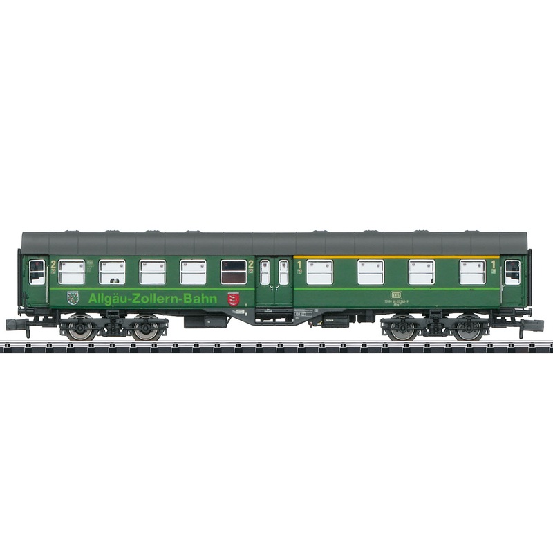 Passenger car conversion car 1st/2nd class AB Allgu-Zollern-Bahn DB Ep. IV