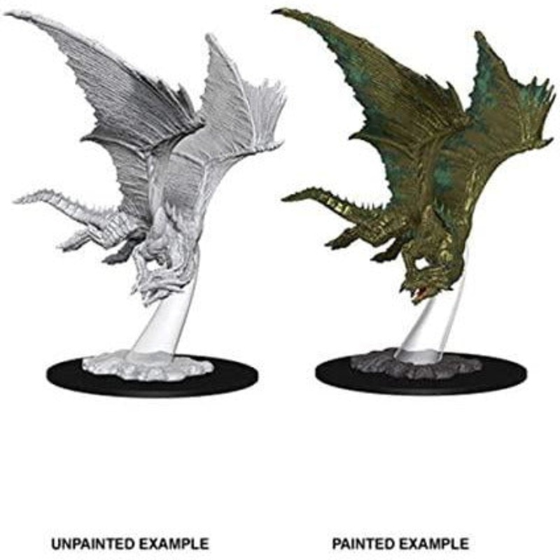 D&D Unpainted Mini – Young Brass Dragon 73711