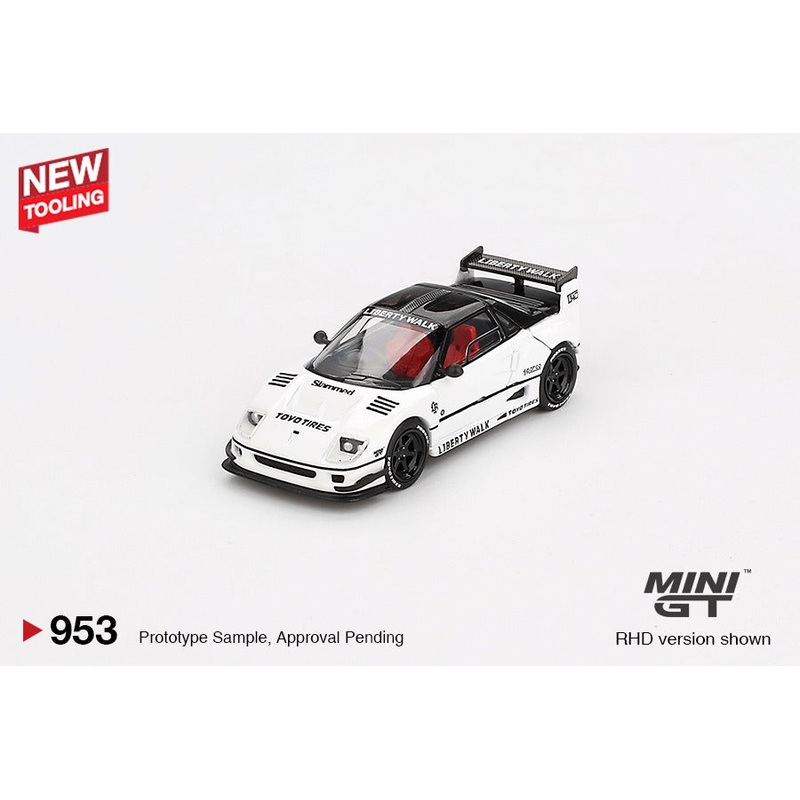 (PRE-ORDER) MINI GT 1:64 Mazda AZ-1 Liberty Walk LB40 White 2024 Tokyo Auto Salon MGT00953-R