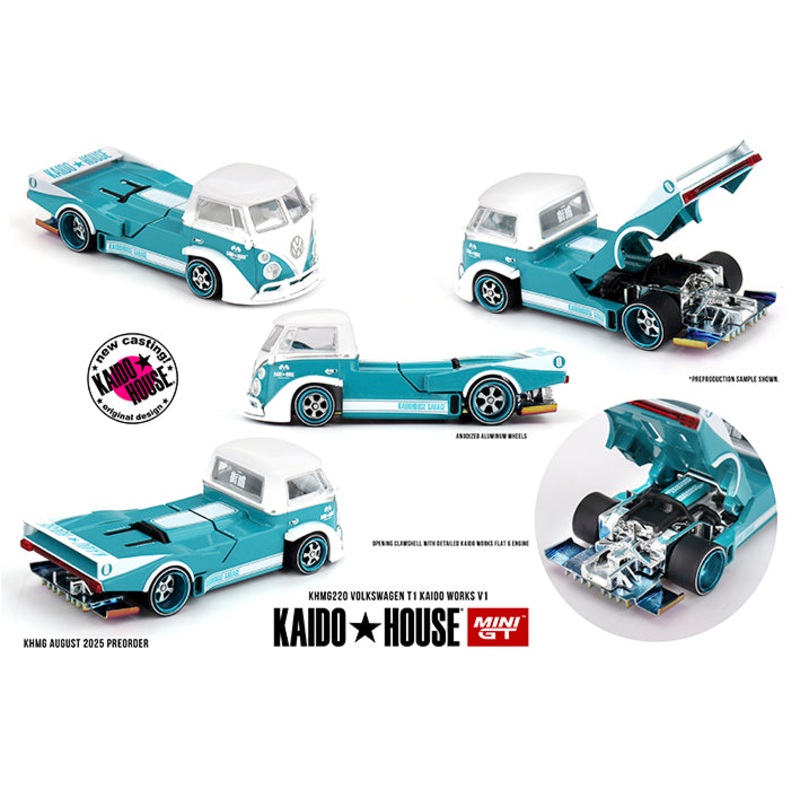 (PRE-ORDER) Mini GT x Kaido House 1:64 TVolkswagen T1 KAIDO WORKS V1 KHMG220