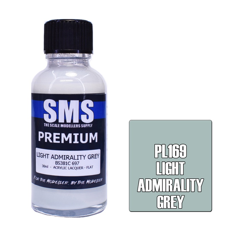 SMS Premium Lacquer – PL169 Light Admirality Grey