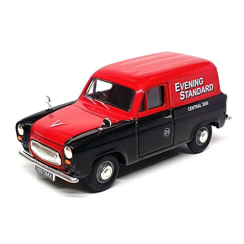 Vanguards 1/43 Scale VA03303 Ford 300E Thames Van Evening Standard – Red/Dk Blue