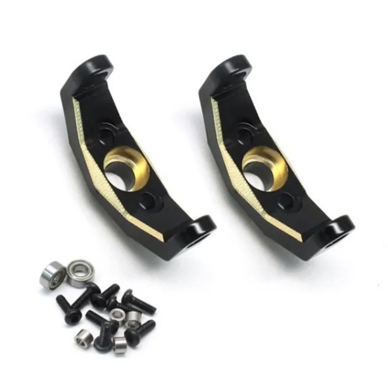 Treal Hobby Brass Front C-Hubs for Traxxas TRX-4M (5.2g) (2) – TLHTTRX-4M-73