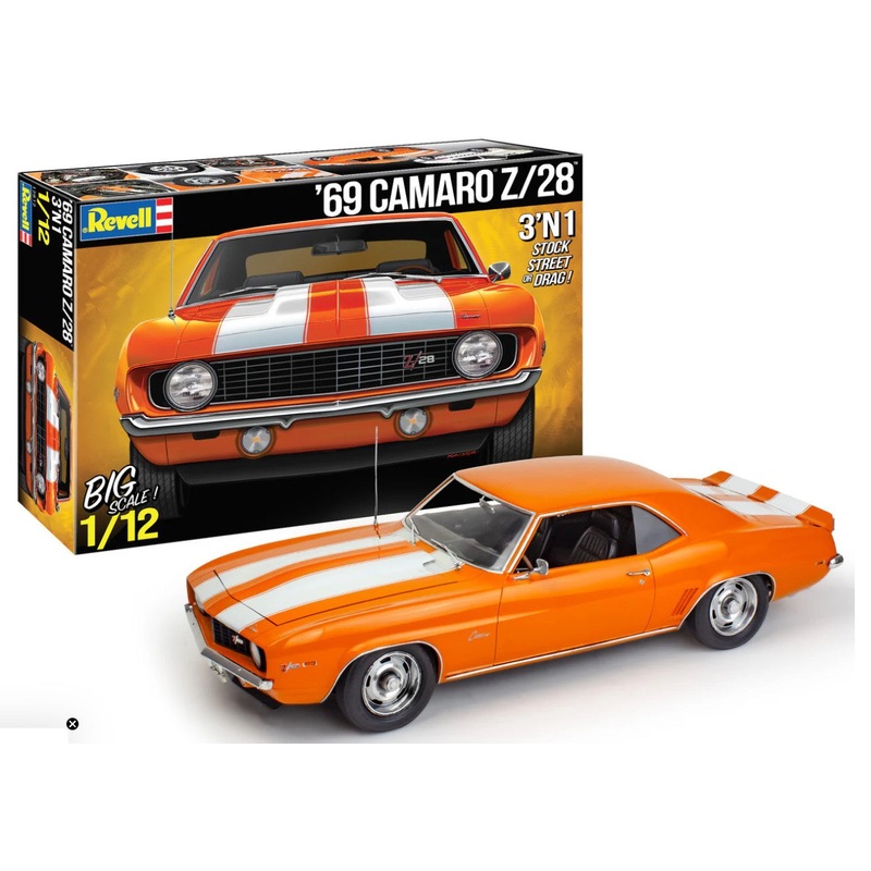 1969 Chevy Camaro 1/12 #2812 by Revell