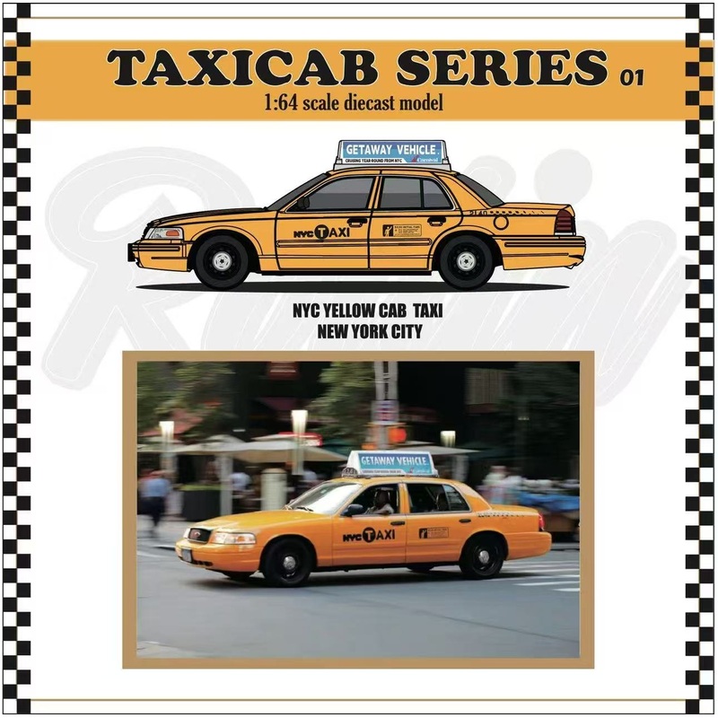 Rollin 1:64 Ford Crown Victoria NYC Cab