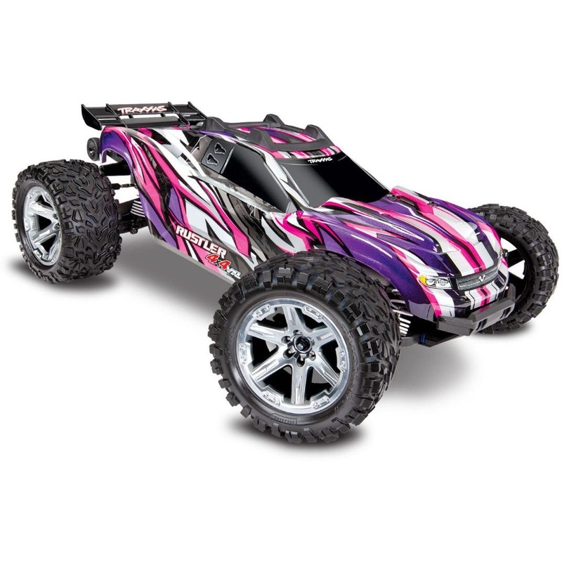 Traxxas Rustler VXL Brushless 1/10 RTR 4×4 Stadium Truck – Pink