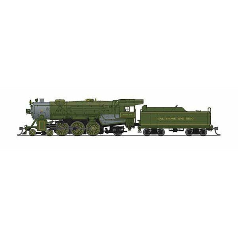 USRA 4-6-2 Heavy Pacific – Sound and DCC – Paragon4(TM) Baltimore & Ohio #5302 President Jefferson (green, graphite)