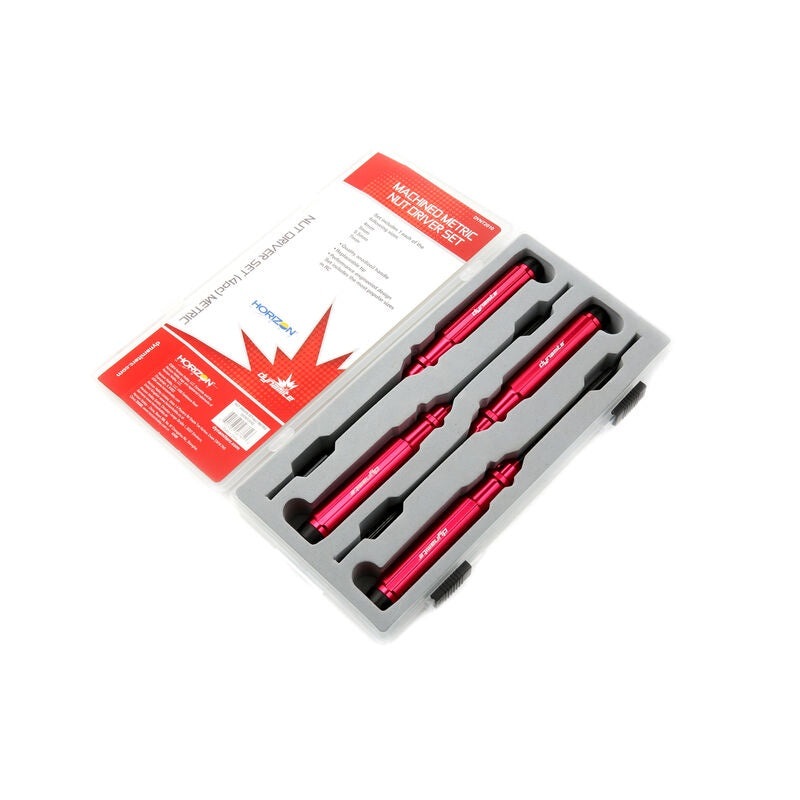 Dynamite DYNT2010 Machined Nut Driver Set (4 pc), Metric