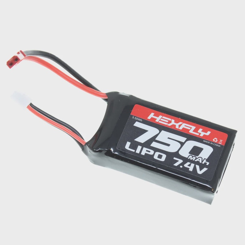 Redcat 2 cell 7.4v 750mah Lipo Battery w/ JST connector – RER31100