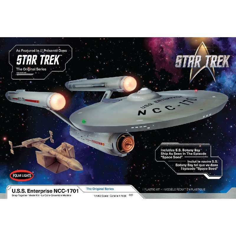 Star Trek: Original Series USS Enterprise 1/1000 #10000M by Polar Lights
