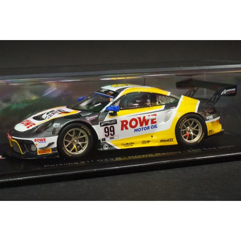 1:43 SPARK SB392 Porsche 911 GT3 R #99 ROWE Racing 24h SPA 2020 model car