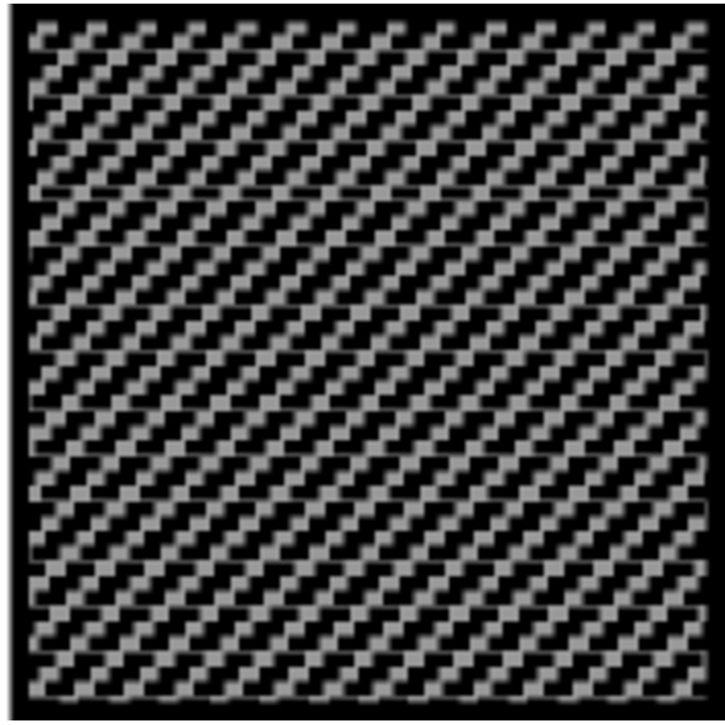 Carbon Fiber Twill Weave Pewter on Black 1/24 Waterslide Decal
