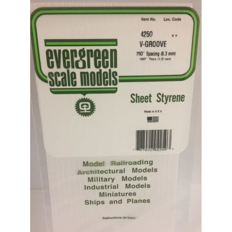 Evergreen 4250 .250 V-Groove Siding
