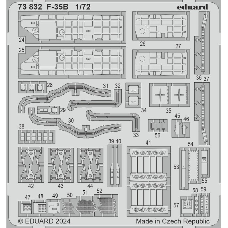 F-35B 1/72 Photo Etched Set for Tamiya